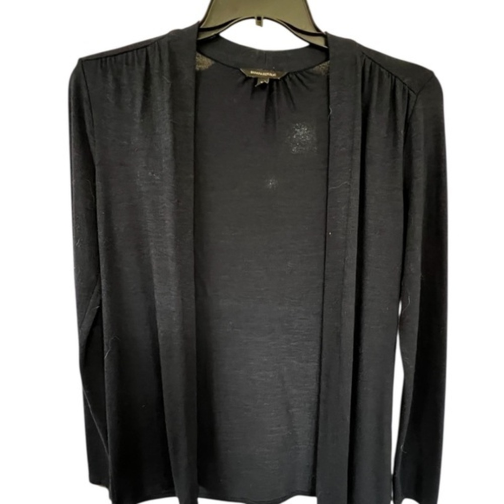Banana Republic Navy Open Front Cardigan